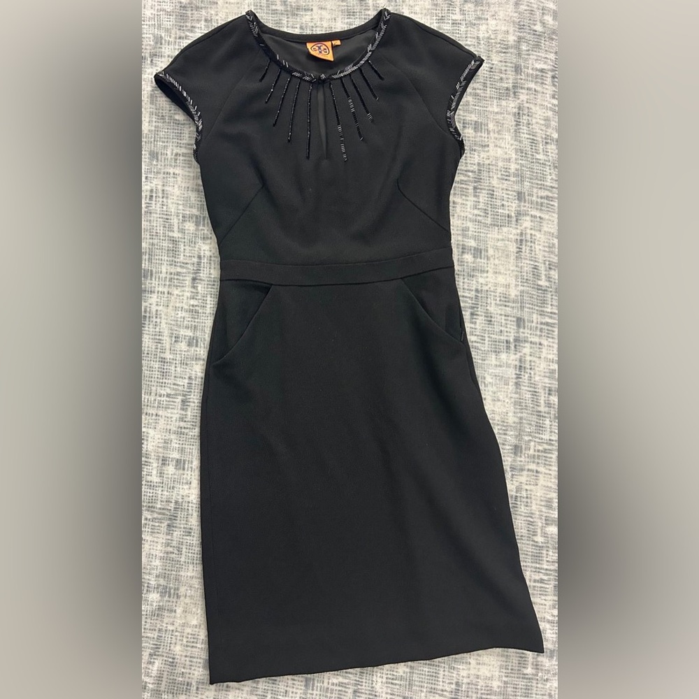 Tory Burch Classic Black Mini Dress
